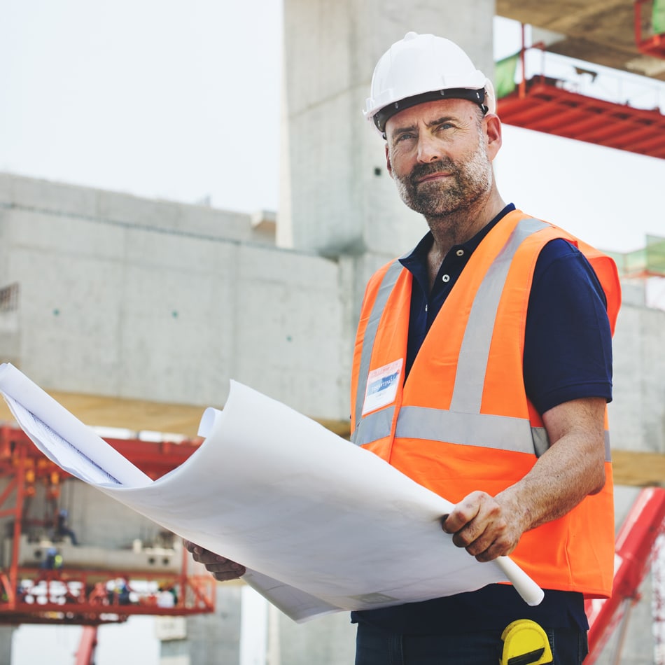 OSHA professional working on construction jobsite